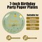 90PCS Happy Birthday Plates and Napkins Party Supplies, Disposable Sage Green Gold Dot Dessert Paper Plates Napkins with Forks Tableware Set Party Decorations for Girl Women Birthday Party